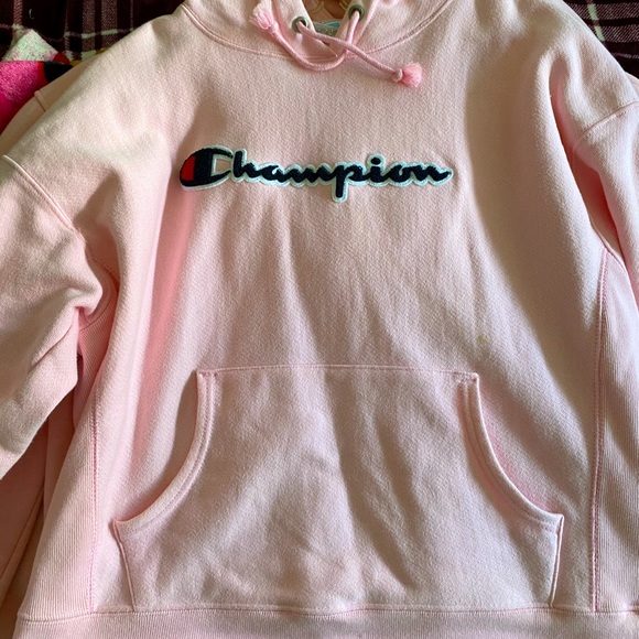 Pink Champion Hoodie - Picture 1 of 4